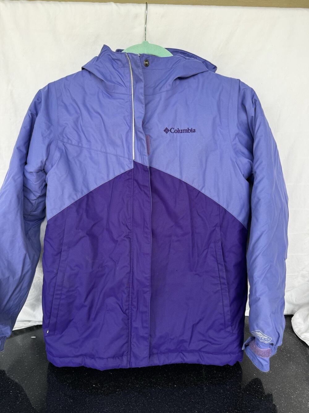Columbia Omni-Tech Waterproof breathable Ski Jacket Women's Med purple
